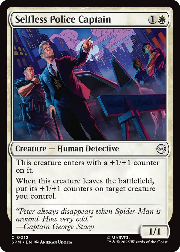 Selfless Police Captain [SPM - 12] - Cartes Sportives Rive Sud