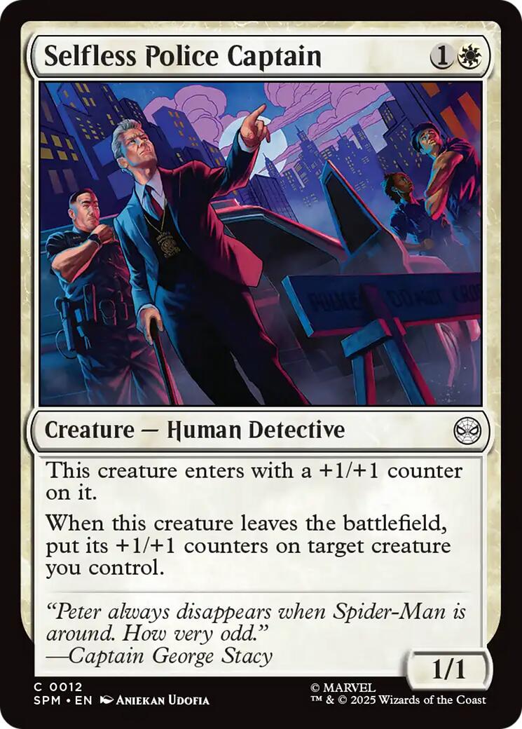 Selfless Police Captain [SPM - 12] - Cartes Sportives Rive Sud