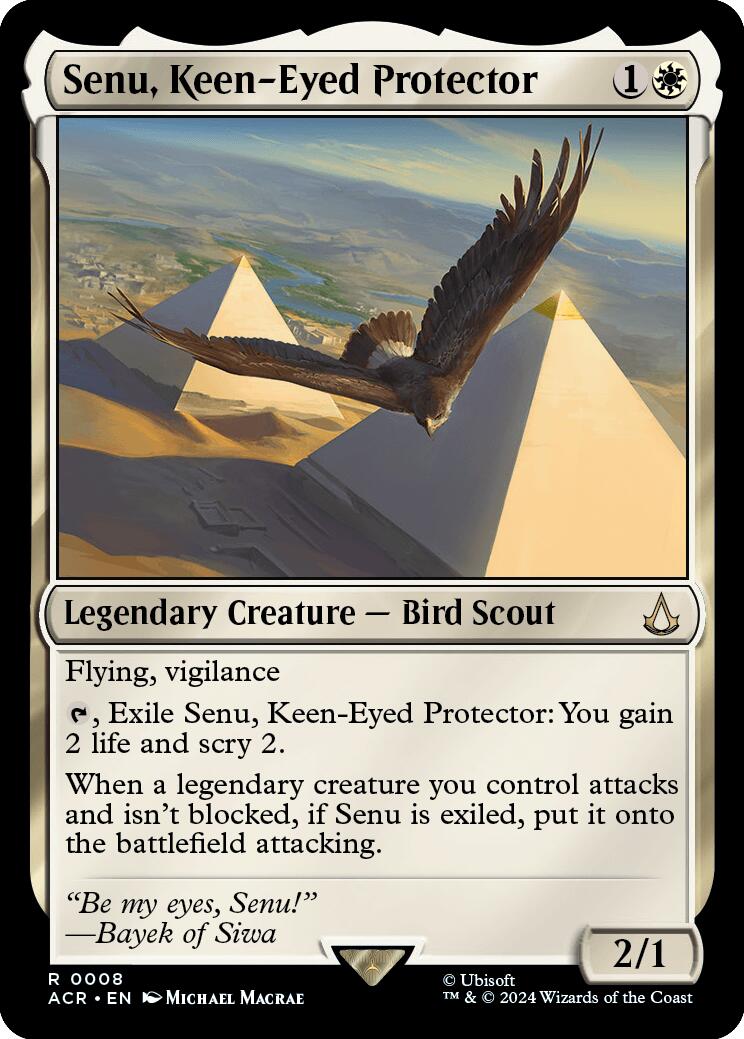 Senu, Keen - Eyed Protector [ACR - 8] - Cartes Sportives Rive Sud