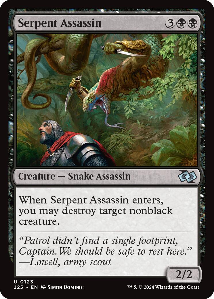 Serpent Assassin [J25 - 123] - Cartes Sportives Rive Sud