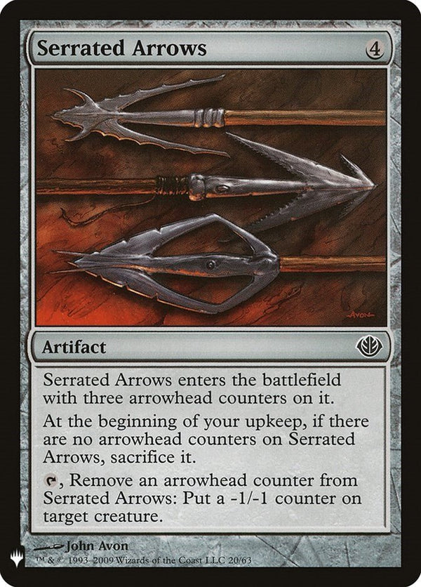 Serrated Arrows [LIST - 20] - Cartes Sportives Rive Sud