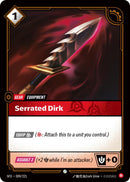 Serrated Dirk [SPF - 009/221] - Cartes Sportives Rive Sud