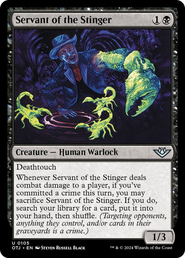 Servant of the Stinger [OTJ - 105] - Cartes Sportives Rive Sud