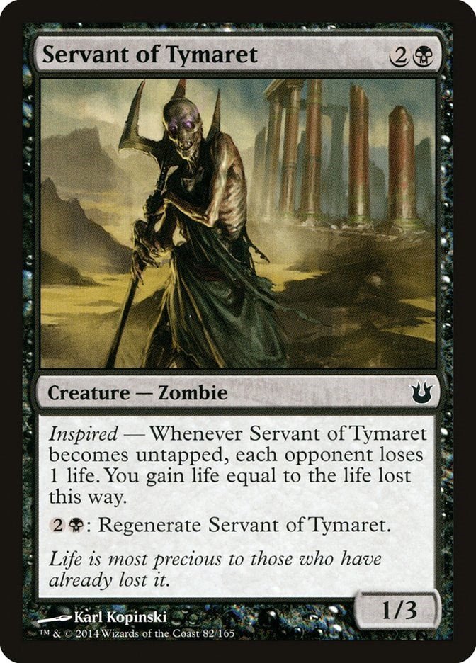 Servant of Tymaret [BNG - 82] - Cartes Sportives Rive Sud