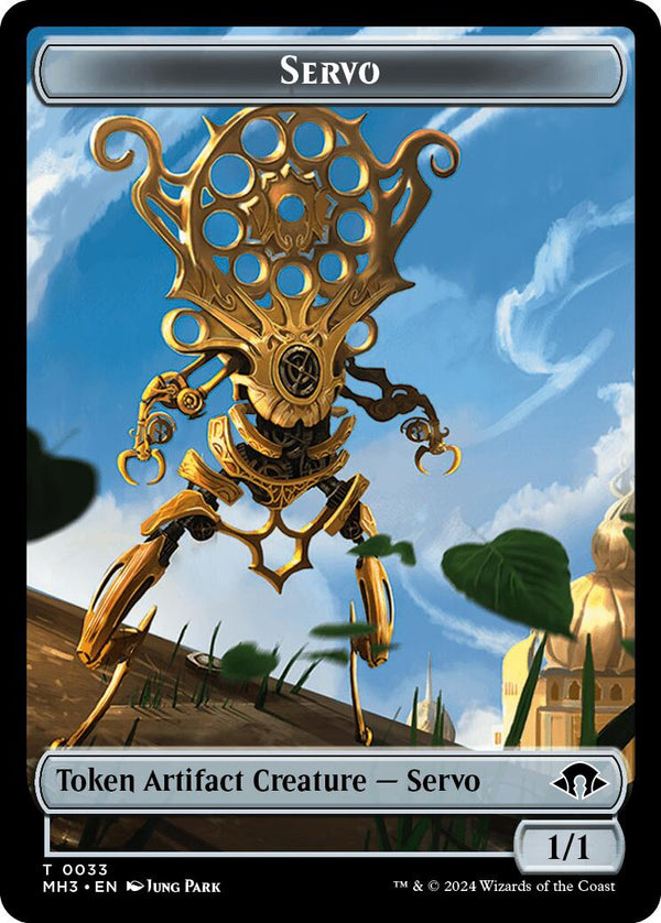 Servo // Gremlin Double - Sided Token [MH3 - 33 // 23] - Cartes Sportives Rive Sud