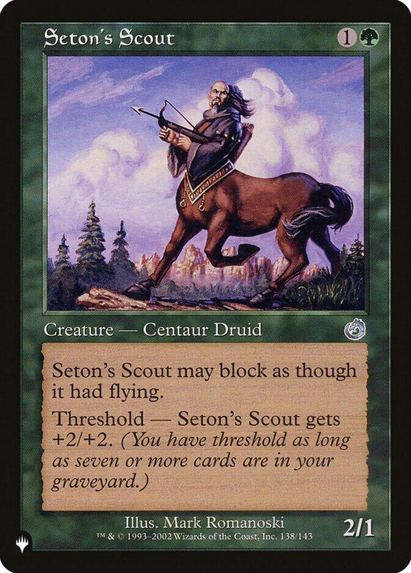 Seton's Scout [LIST - 138/143] - Cartes Sportives Rive Sud