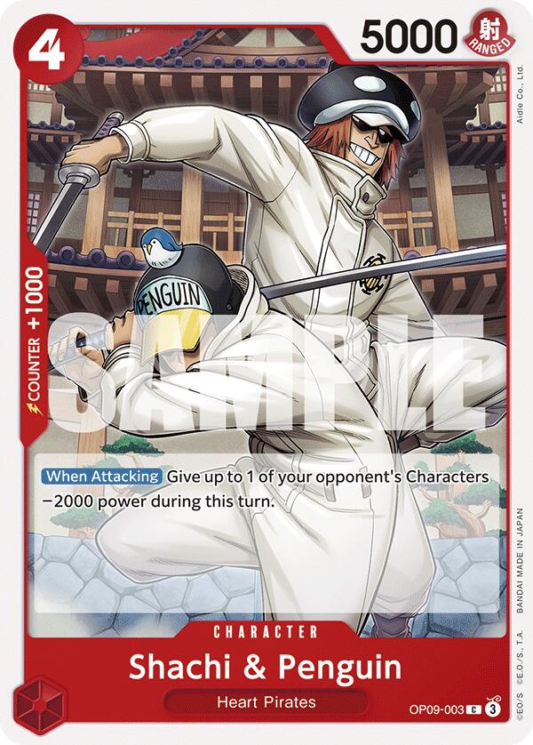 Shachi & Penguin [OP09 - OP09 - 003] - Cartes Sportives Rive Sud