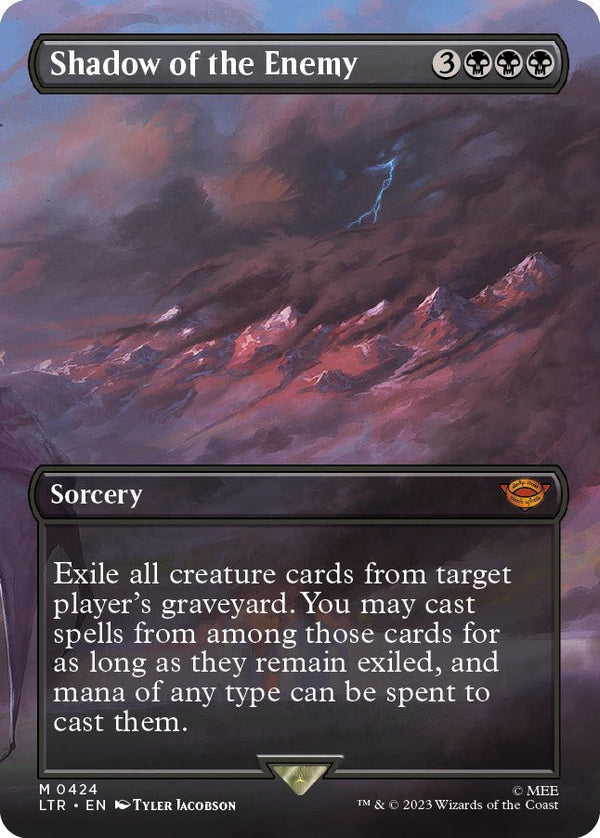 Shadow of the Enemy (Borderless) [LTR - 424] - Cartes Sportives Rive Sud