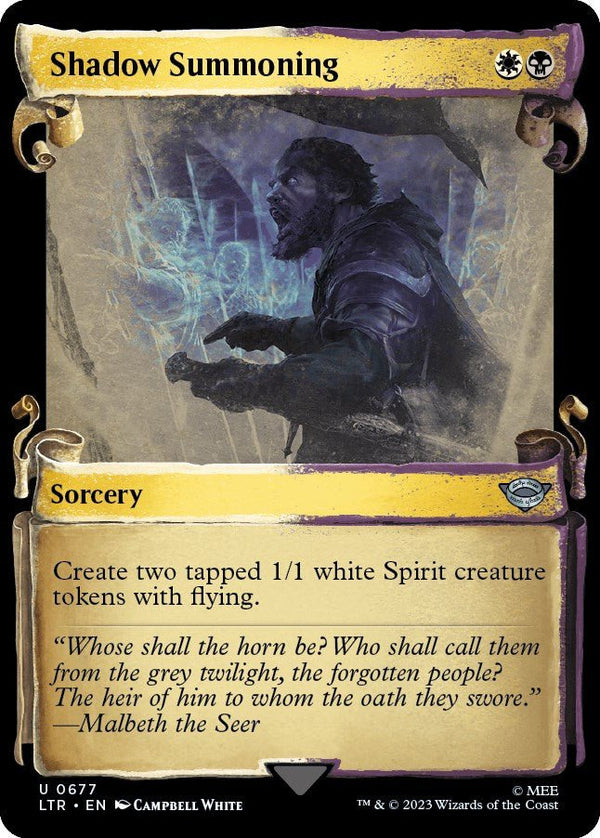 Shadow Summoning (Showcase Scrolls) [LTR - 677] - Cartes Sportives Rive Sud