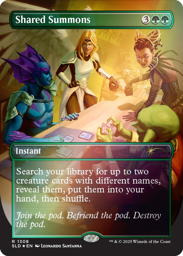 Shared Summons (Rainbow Foil) [SLD - 1308] - Cartes Sportives Rive Sud