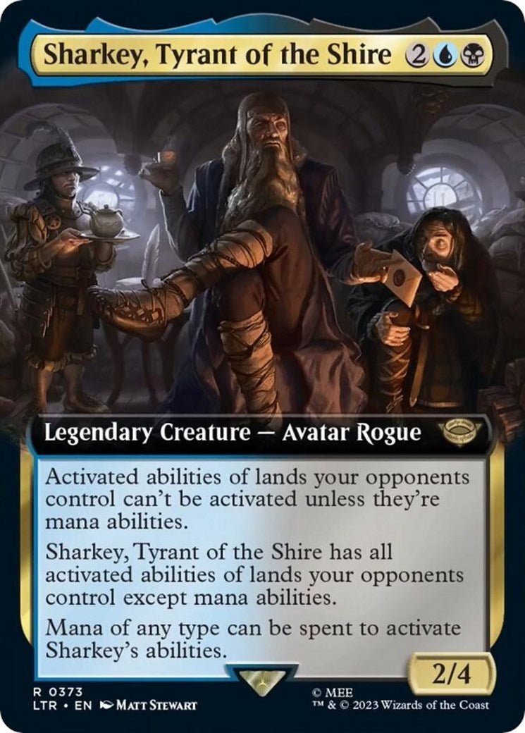 Sharkey, Tyrant of the Shire (Extended Art) [LTR - 373] - Cartes Sportives Rive Sud