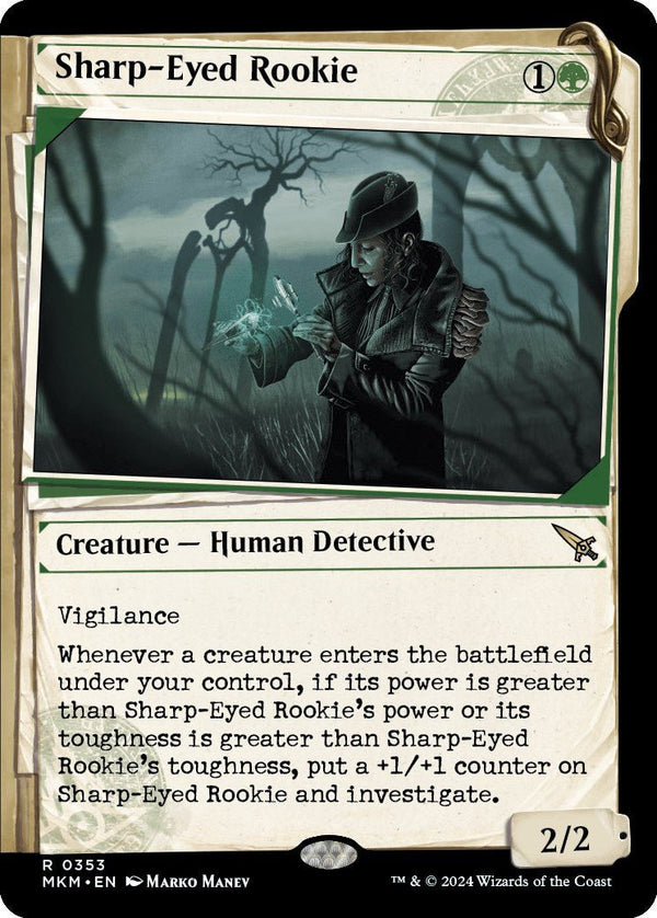 Sharp - Eyed Rookie (Showcase) [MKM - 353] - Cartes Sportives Rive Sud