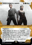 Shaun & Rebecca, Agents (Showcase) [ACR - 152] - Cartes Sportives Rive Sud