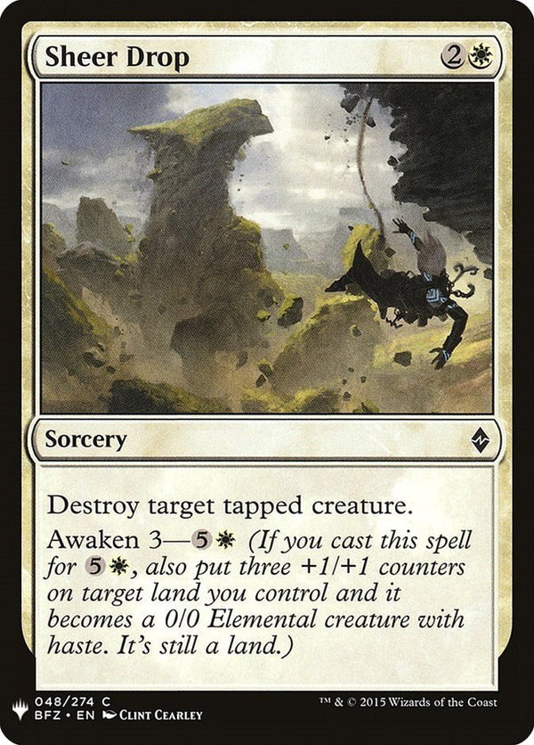 Sheer Drop [LIST - 48] - Cartes Sportives Rive Sud
