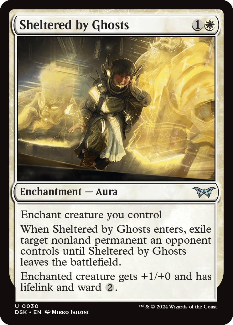 Sheltered by Ghosts [DSK - 30] - Cartes Sportives Rive Sud