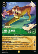 Shere Khan - Fearsome Tiger [10 - 88/204] - Cartes Sportives Rive Sud