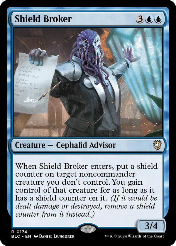 Shield Broker [BLC - 174] - Cartes Sportives Rive Sud