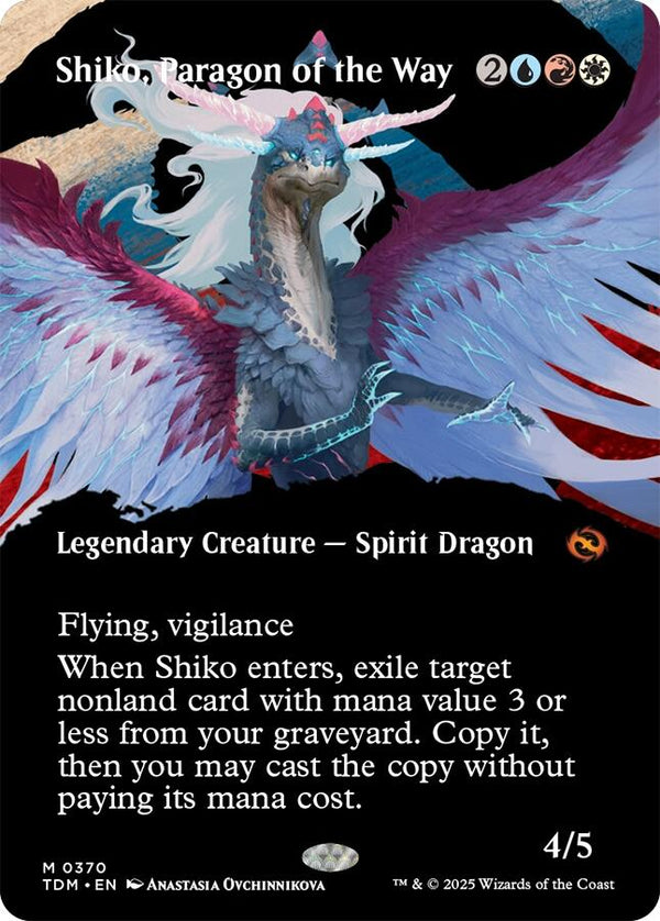 Shiko, Paragon of the Way (Borderless) - Cartes Sportives Rive Sud