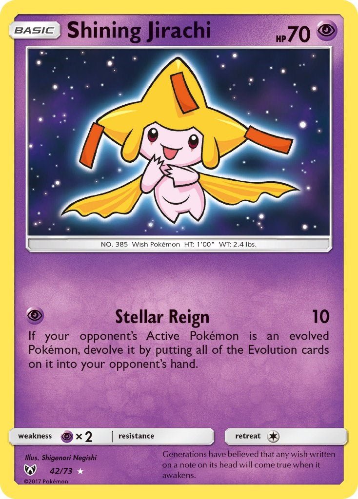 Shining Jirachi [SHL - 42/73] - Cartes Sportives Rive Sud