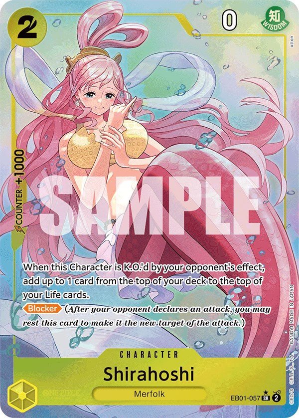 Shirahoshi (Alternate Art) [EB - 01 - EB01 - 057] - Cartes Sportives Rive Sud