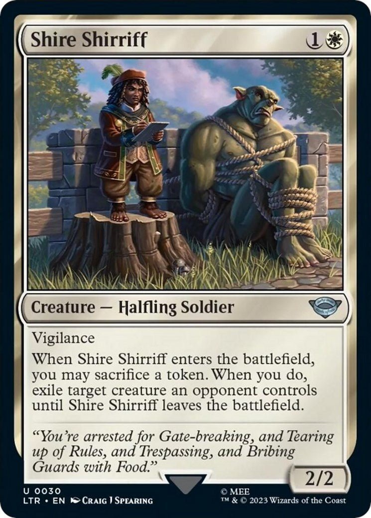Shire Shirriff [LTR - 30] - Cartes Sportives Rive Sud
