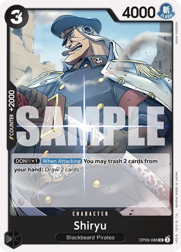 Shiryu [OP09 - OP09 - 088] - Cartes Sportives Rive Sud