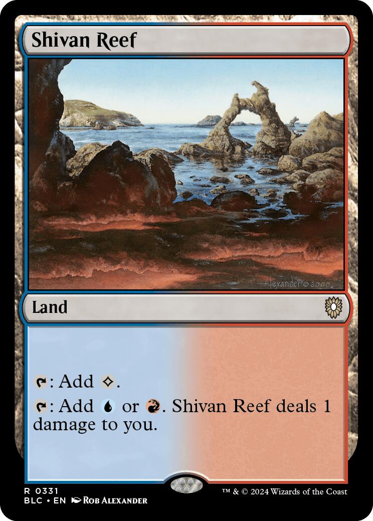 Shivan Reef [BLC - 331] - Cartes Sportives Rive Sud