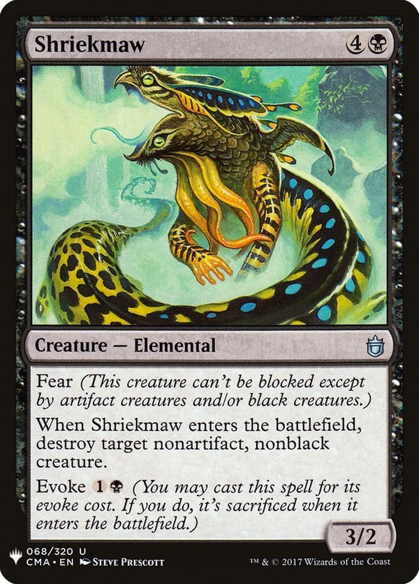 Shriekmaw [LIST - 68] - Cartes Sportives Rive Sud