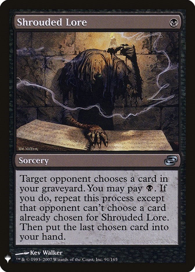 Shrouded Lore [LIST - 91] - Cartes Sportives Rive Sud