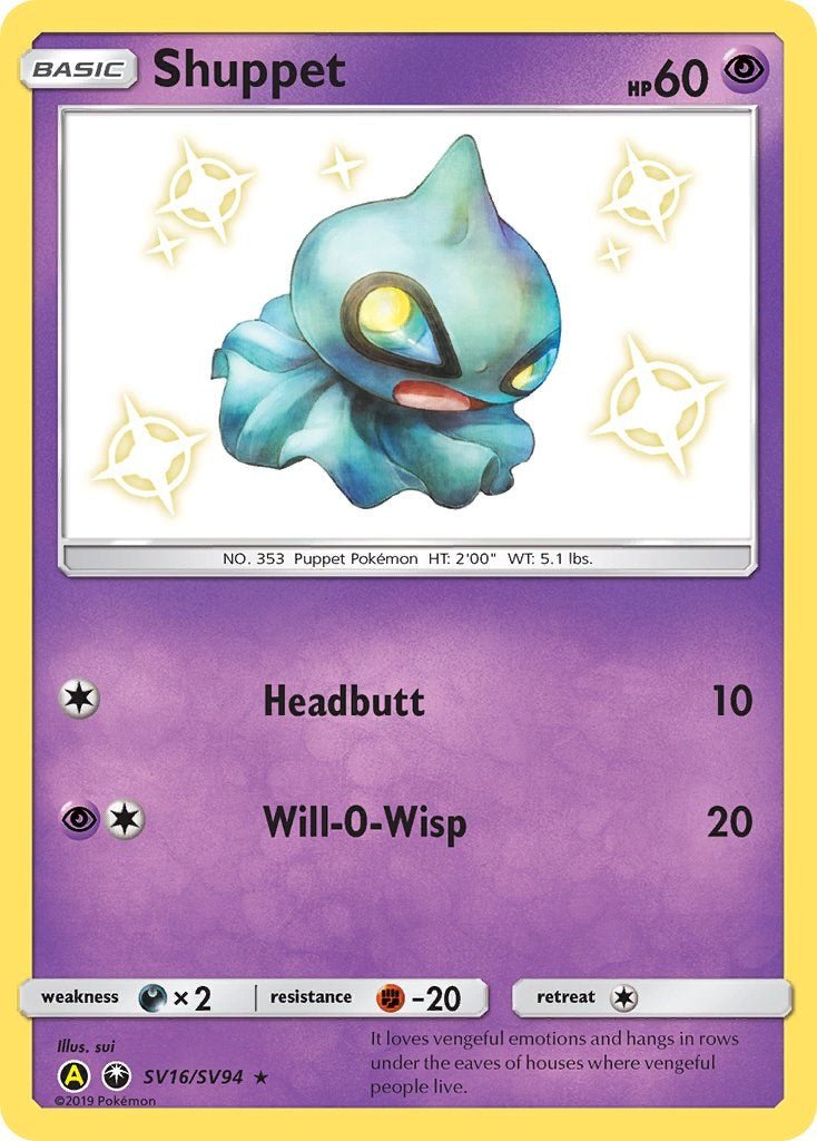 Shuppet [HIF:SV - SV16/SV94] - Cartes Sportives Rive Sud