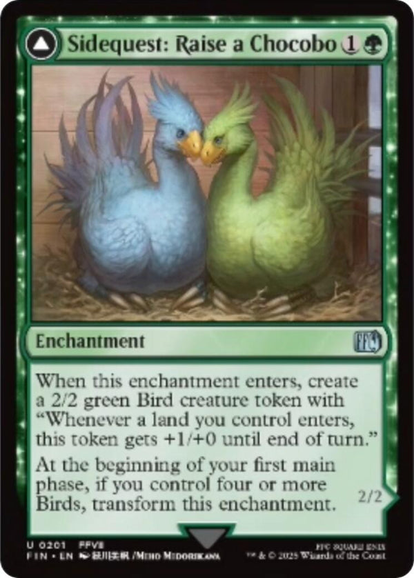 Sidequest: Raise a Chocobo [FIN - 201] - Cartes Sportives Rive Sud
