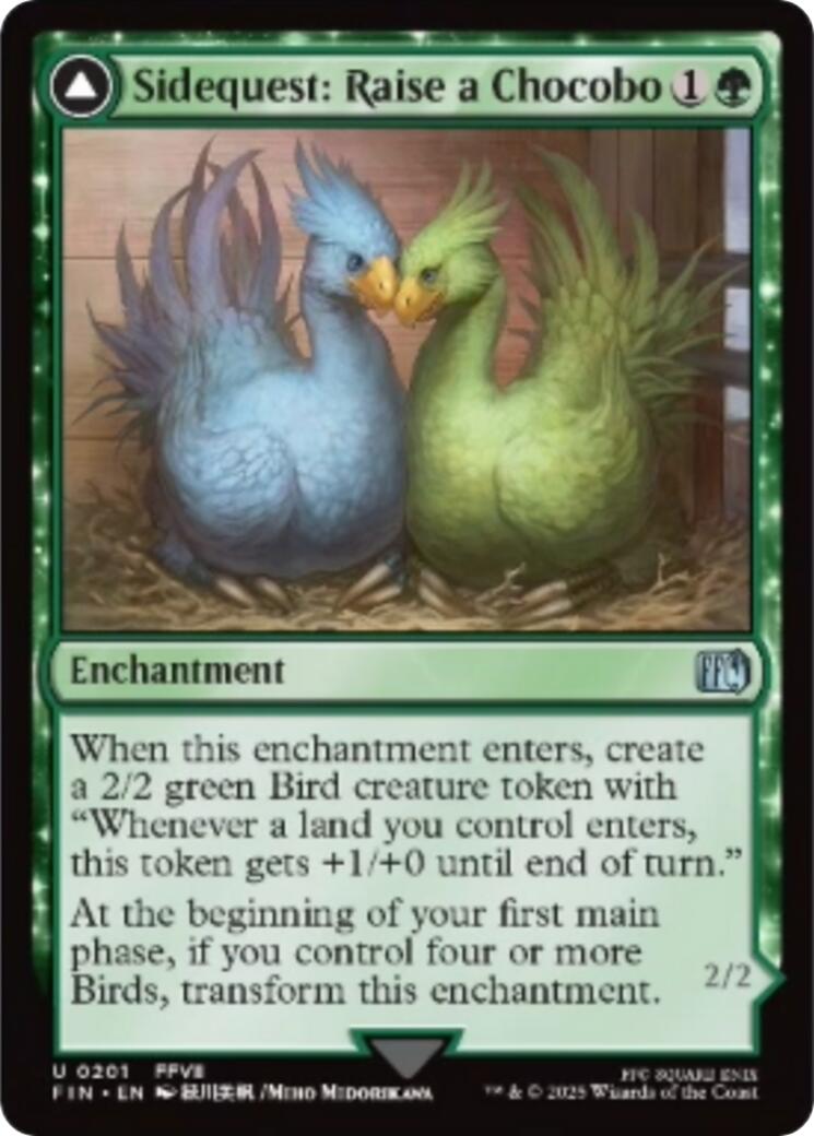Sidequest: Raise a Chocobo [FIN - 201] - Cartes Sportives Rive Sud