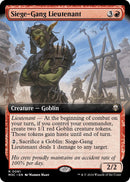 Siege - Gang Lieutenant (Extended Art) [M3C - 61] - Cartes Sportives Rive Sud