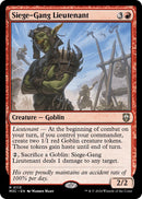 Siege - Gang Lieutenant [M3C - 113] - Cartes Sportives Rive Sud