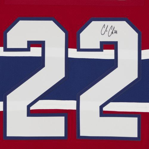 Signed Cole Caufield Montreal Canadiens Jersey Fanatics Authentic - Cartes Sportives Rive Sud