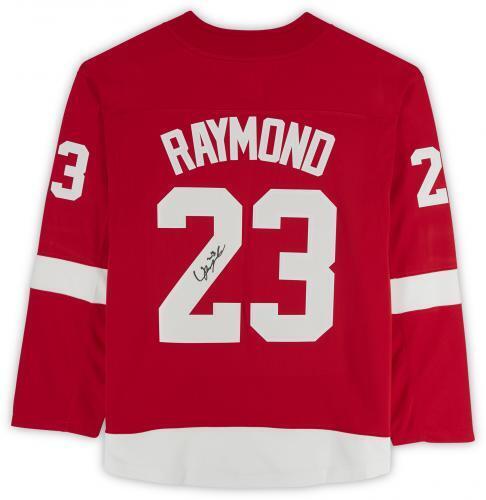 Signed Lucas Raymond Detroit Red Wings Jersey Fanatics Authentic - Cartes Sportives Rive Sud