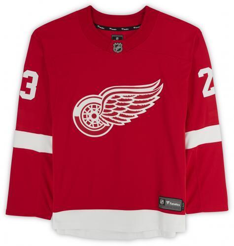 Signed Lucas Raymond Detroit Red Wings Jersey Fanatics Authentic - Cartes Sportives Rive Sud