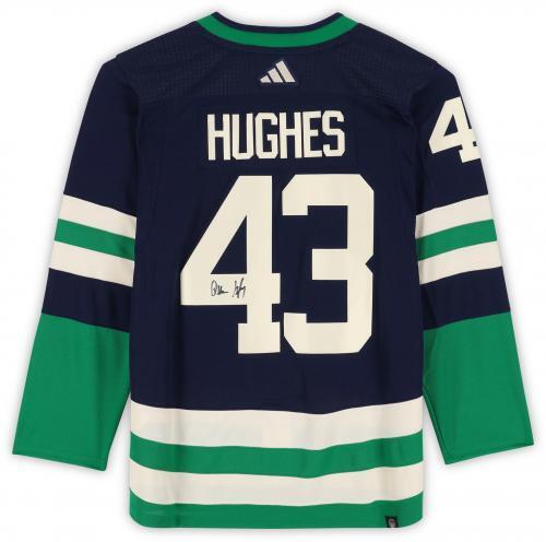 Signed Quinn Hughes Vancouver Canucks Jersey Fanatics Authentic - Cartes Sportives Rive Sud