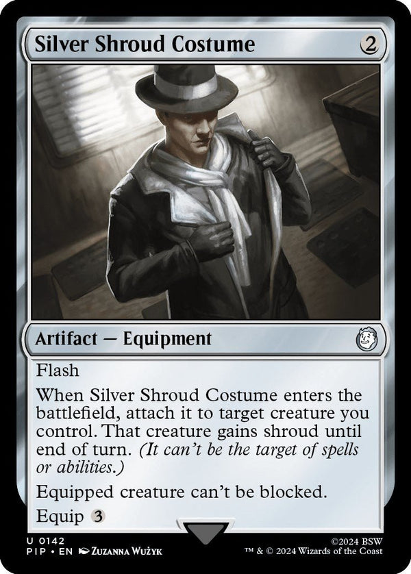 Silver Shroud Costume [PIP - 142] - Cartes Sportives Rive Sud