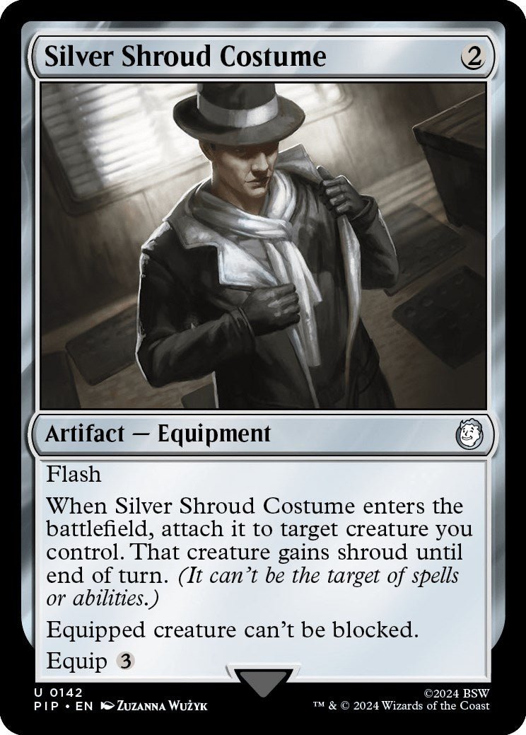 Silver Shroud Costume [PIP - 142] - Cartes Sportives Rive Sud