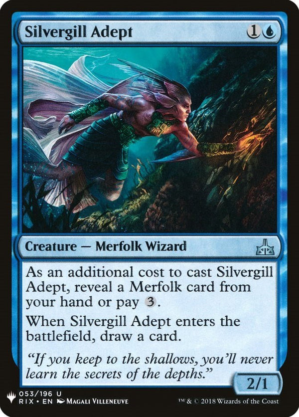 Silvergill Adept [LIST - 53] - Cartes Sportives Rive Sud