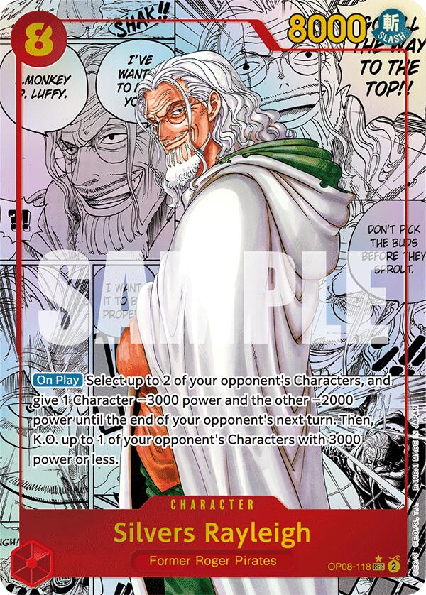 Silvers Rayleigh (Parallel) (Manga) [OP08 - OP08 - 118] - Cartes Sportives Rive Sud