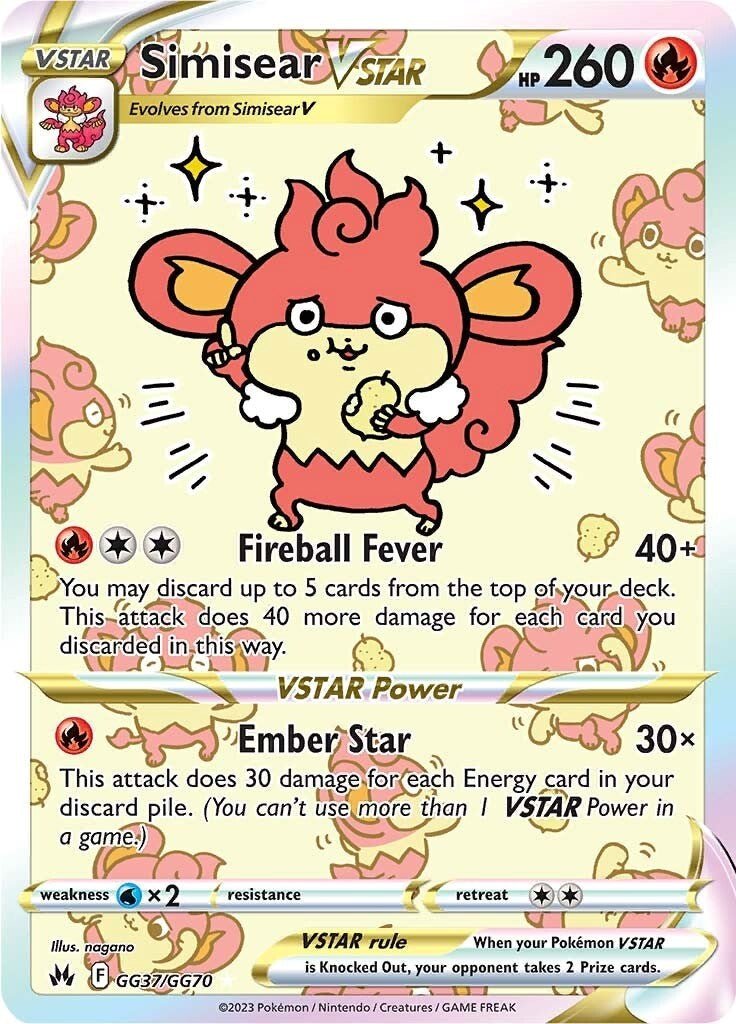 Simisear VSTAR [CRZ:GG - GG37/GG70]