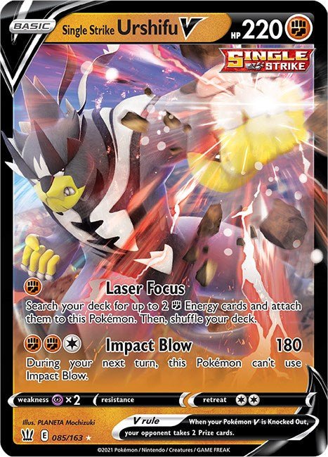 Single Strike Urshifu V [SWSH05 - 085/163] - Cartes Sportives Rive Sud