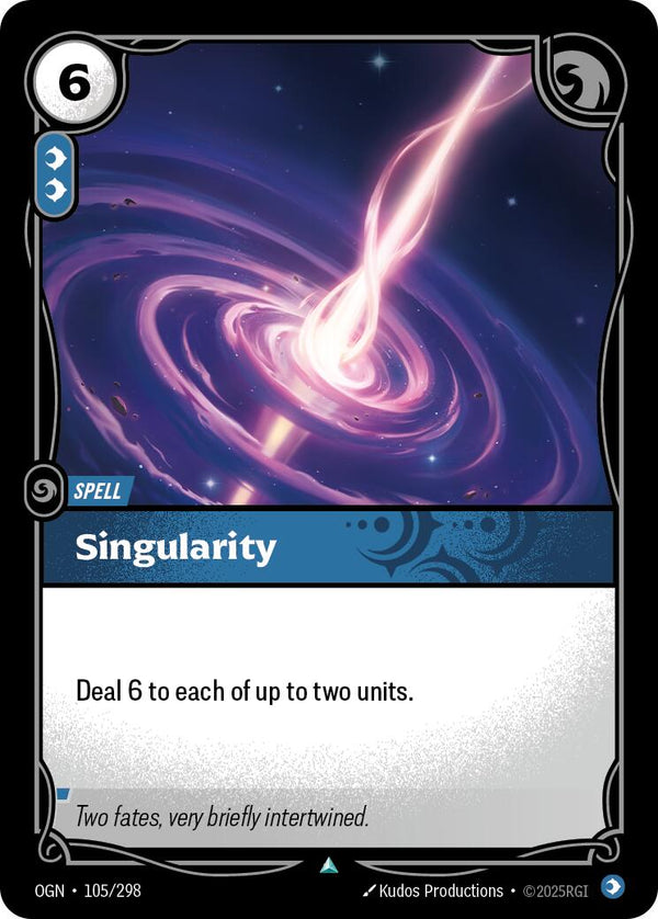Singularity [OGN - 105/298] - Cartes Sportives Rive Sud