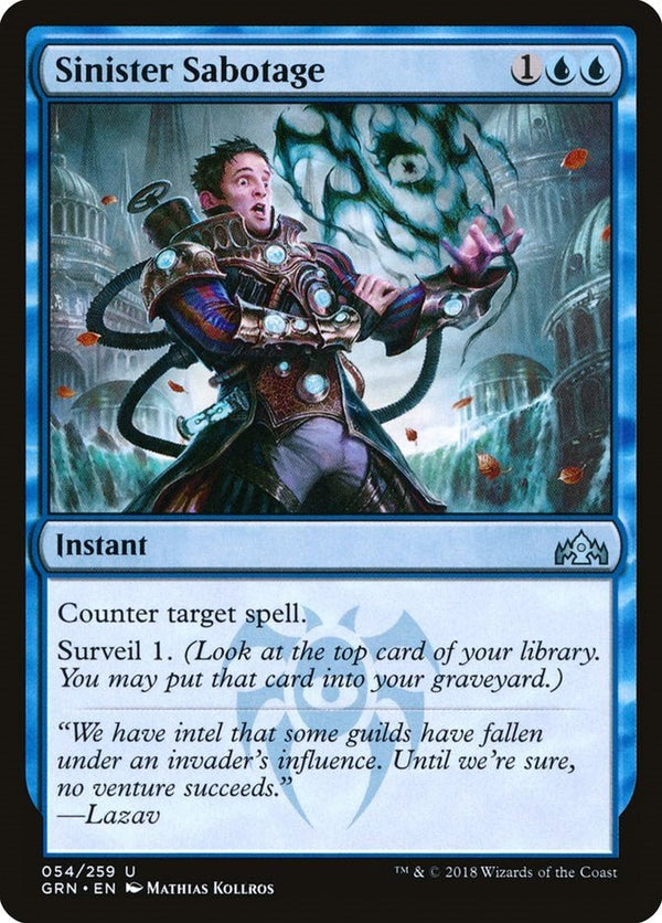 Sinister Sabotage [GRN - 54] - Cartes Sportives Rive Sud