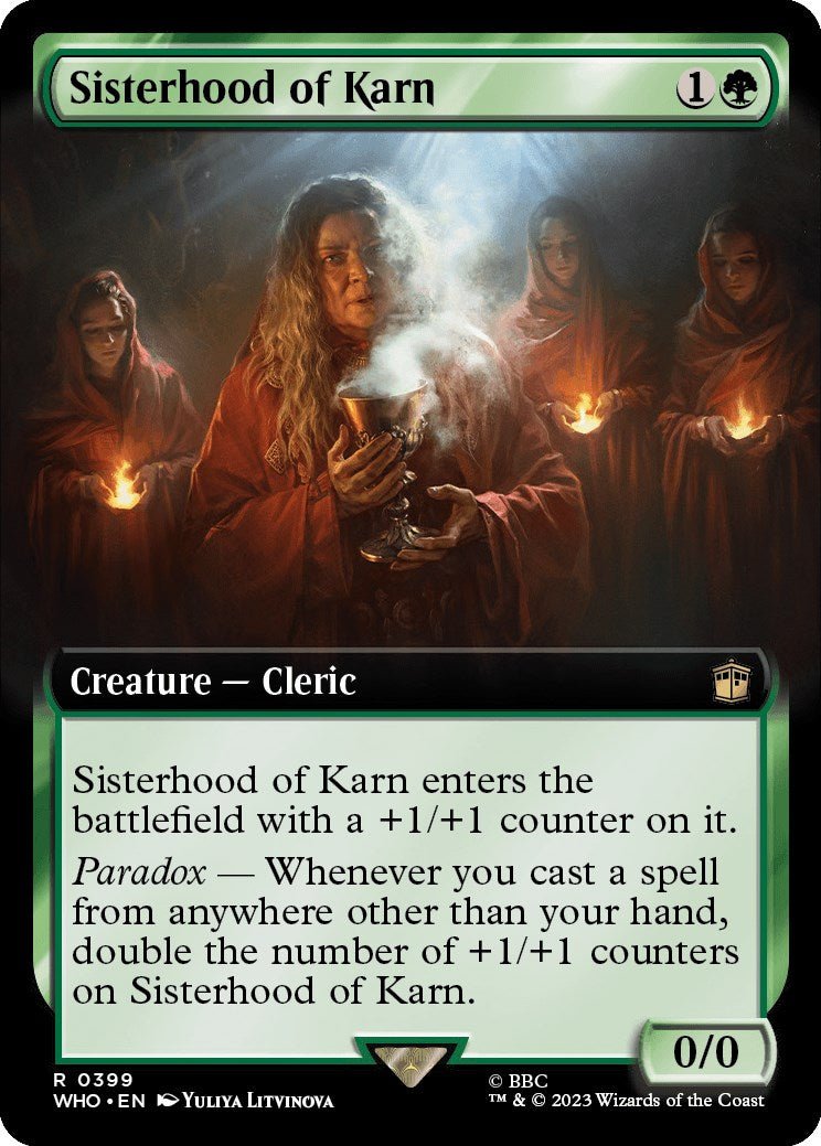 Sisterhood of Karn (Extended Art) [WHO - 399] - Cartes Sportives Rive Sud