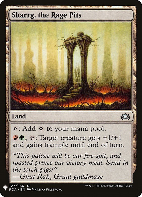 Skarrg, the Rage Pits [LIST - 127] - Cartes Sportives Rive Sud