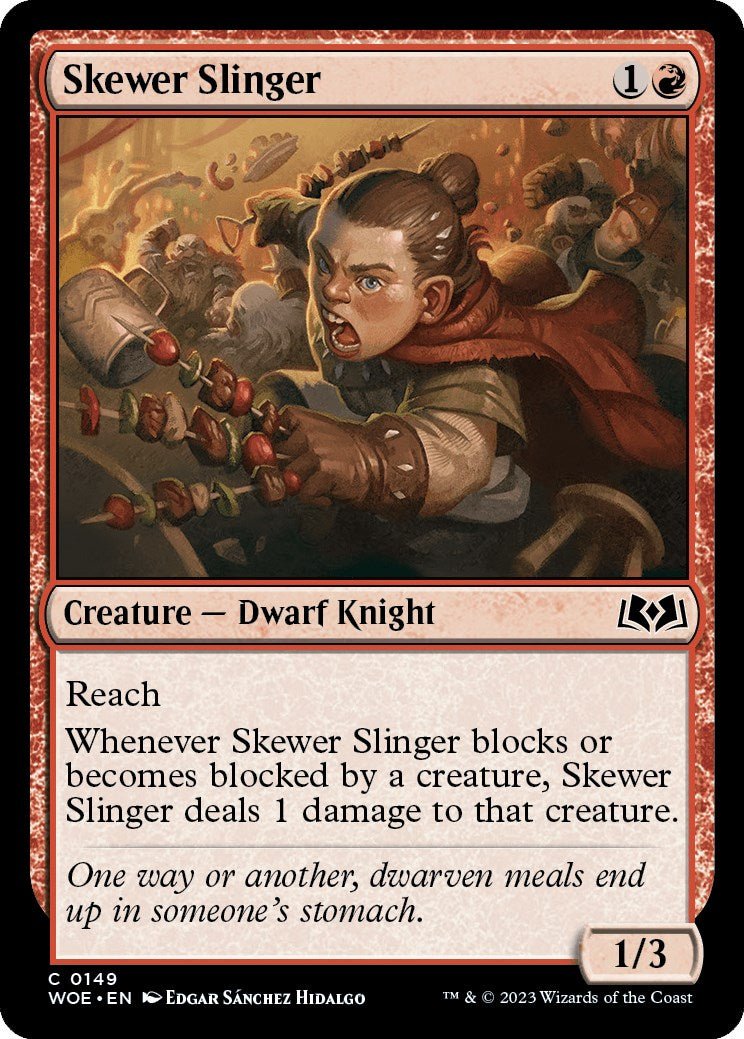 Skewer Slinger [WOE - 149] - Cartes Sportives Rive Sud