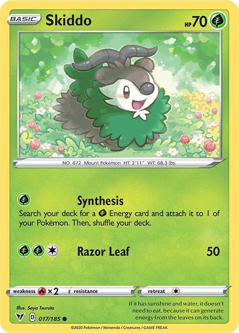 Skiddo [SWSH04 - 017/185] - Cartes Sportives Rive Sud